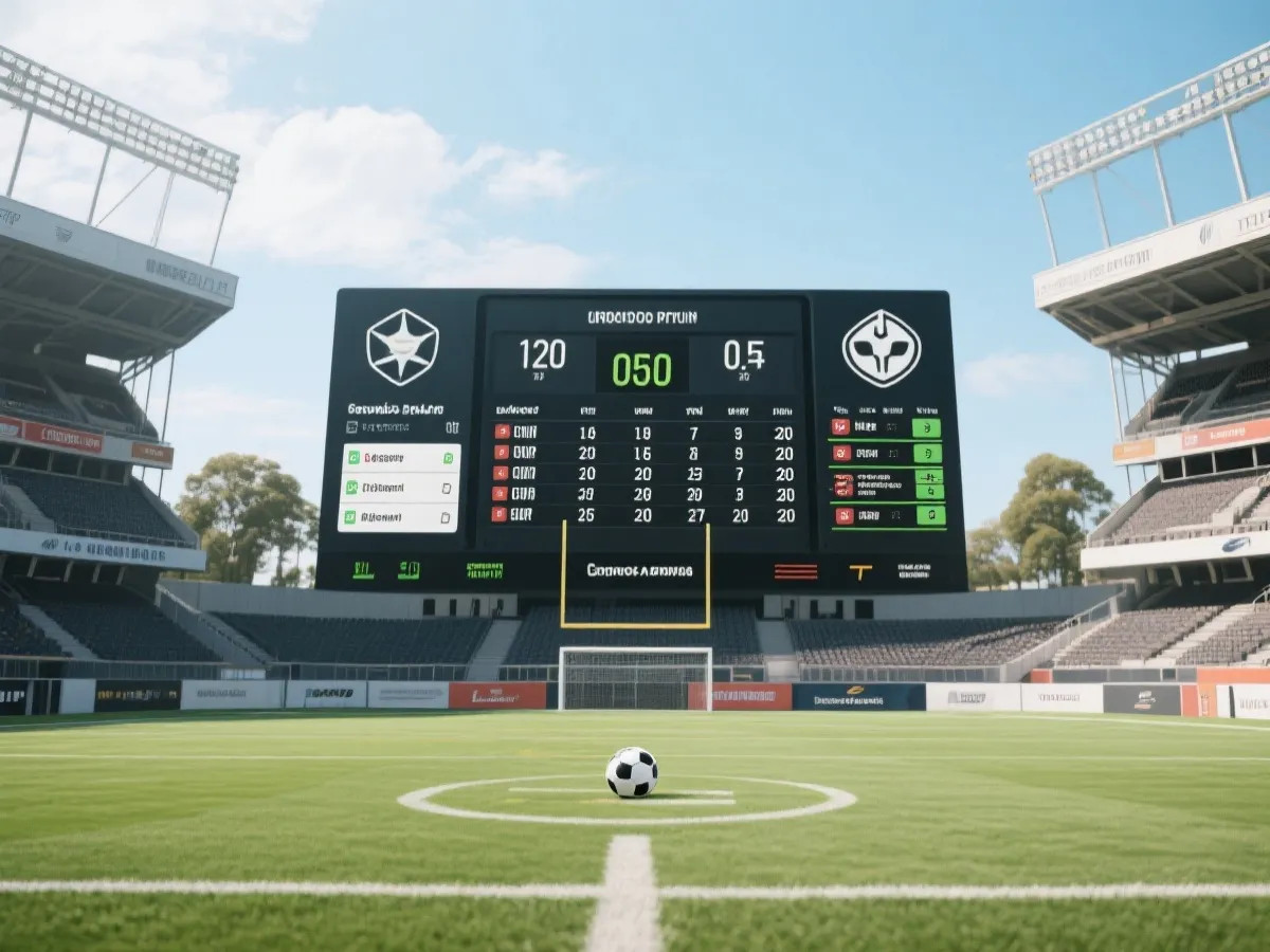 世界盃數據與賽事追蹤示意圖