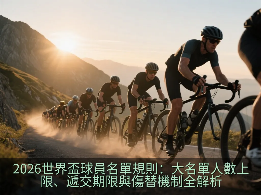 2026世界盃球員名單規則：大名單人數上限、遞交期限與傷替機制全解析